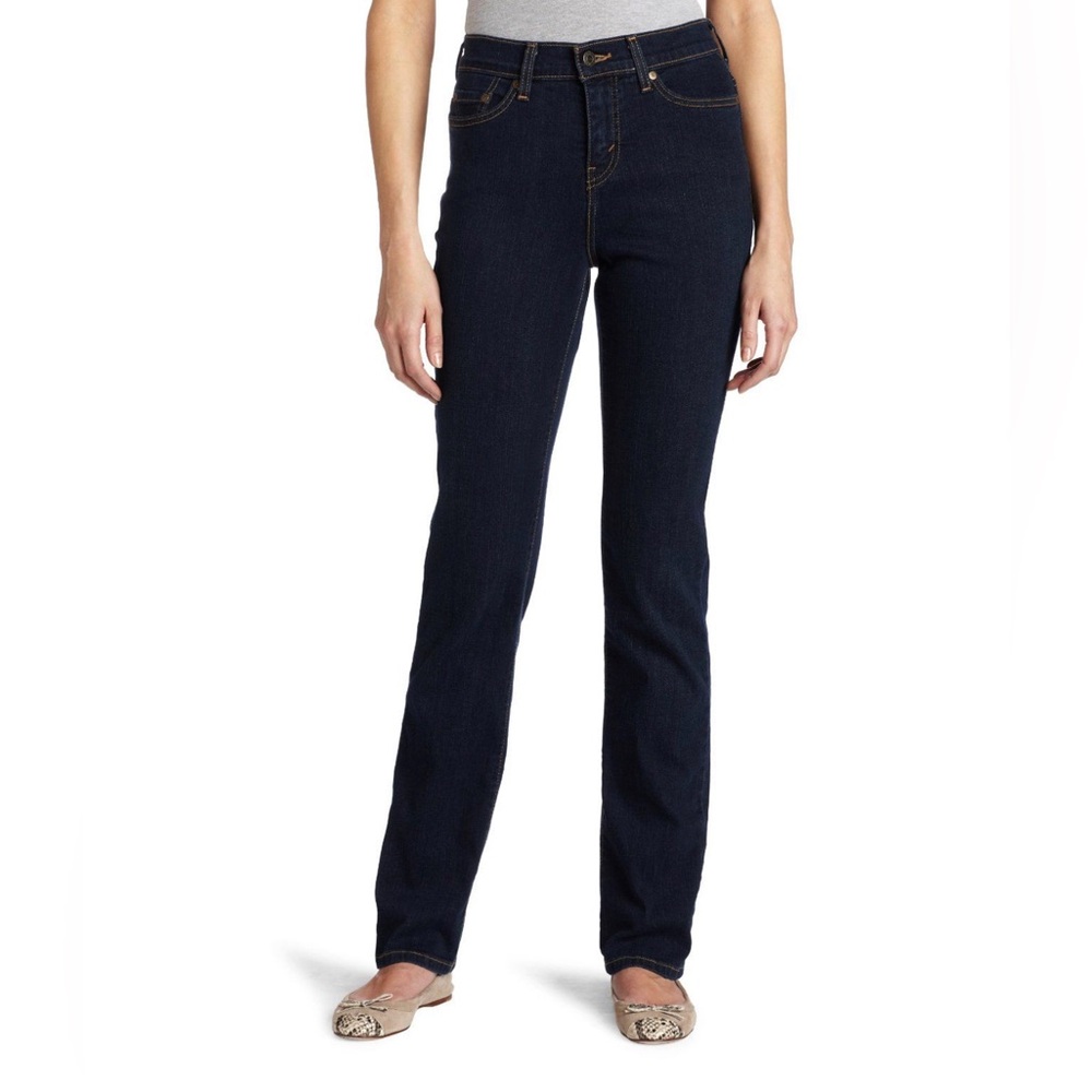 Levi’s 512 Dark Wash Perfectly Slimming Straight Leg Jeans